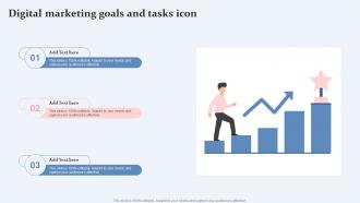 Digital Marketing Goals And Tasks Icon