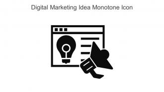 Digital Marketing Idea Monotone Icon In Powerpoint Pptx Png And Editable Eps Format