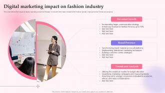 Digital Marketing Impact On Fashion Industry