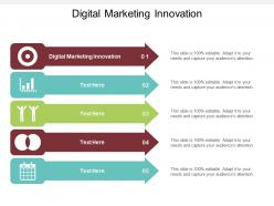 Digital marketing innovation ppt powerpoint presentation icon influencers cpb