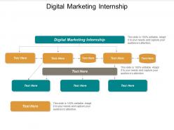 Digital marketing internship ppt powerpoint presentation outline clipart cpb