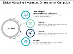 Digital marketing investment omnichannel campaign ppt powerpoint presentation slides graphics cpb