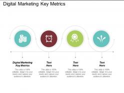Digital marketing key metrics ppt powerpoint presentation file slide cpb