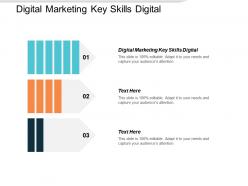 Digital marketing key skills digital ppt powerpoint presentation show design templates cpb