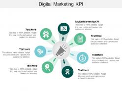 Digital marketing kpi ppt powerpoint presentation inspiration background image cpb
