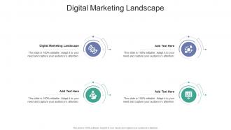 Digital Marketing Landscape In Powerpoint And Google Slides Cpb