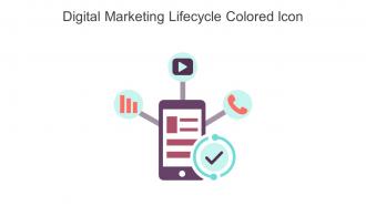Digital Marketing Lifecycle Colored Icon In Powerpoint Pptx Png And Editable Eps Format