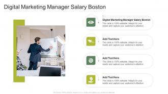 Digital Marketing Manager Salary Boston In Powerpoint And Google Slides Cpb