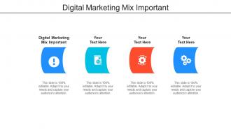 Digital marketing mix important ppt powerpoint presentation gallery design inspiration cpb