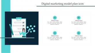 Digital Marketing Model Plan Icon