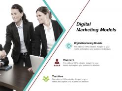 Digital marketing models ppt powerpoint presentation infographic template summary cpb