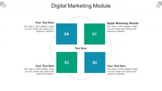 Digital marketing module ppt powerpoint presentation outline design ideas cpb