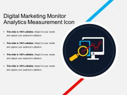 Digital marketing monitor analytics measurement icons 02