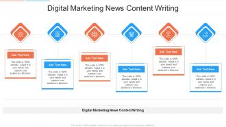 Digital Marketing News Content Writing In Powerpoint And Google Slides Cpb