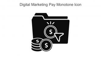 Digital Marketing Pay Monotone Icon In Powerpoint Pptx Png And Editable Eps Format