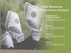 Digital marketing performance analysis ppt powerpoint presentation styles slides cpb