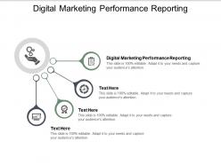 Digital marketing performance reporting ppt powerpoint presentation ideas cpb