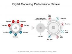 Digital marketing performance review ppt powerpoint presentation icon portfolio cpb