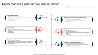 Digital Marketing Plan For New Product Launch