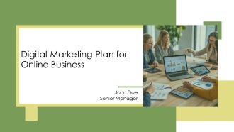 Digital Marketing Plan For Online Business PPT Presentation AT