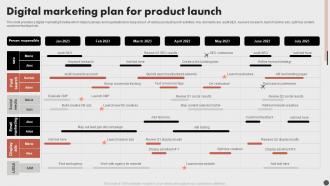 Digital Marketing Plan For Product Launch