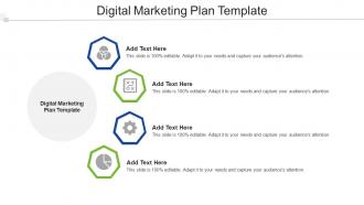 Digital Marketing Plan Template Ppt Powerpoint Presentation Summary Graphics Template Cpb