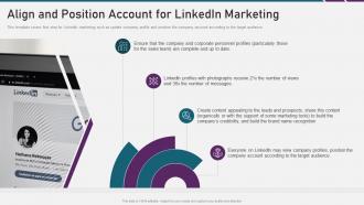 Digital marketing playbook align and position account for linkedin marketing