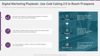 Digital marketing playbook use cold calling 20 to reach prospects