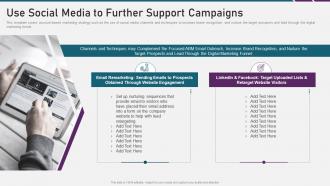 Digital marketing playbook use social media to further support campaigns