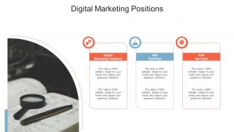 Digital Marketing Positions In Powerpoint And Google Slides Cpb