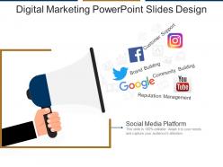 Digital marketing powerpoint slides design