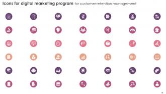Digital Marketing Program For Customer Retention Management Complete Deck Adaptable Unique