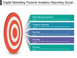 Digital marketing pyramid analytics reporting social media marketing