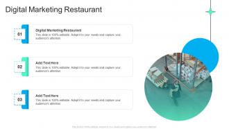 Digital Marketing Restaurant In Powerpoint And Google Slides Cpb