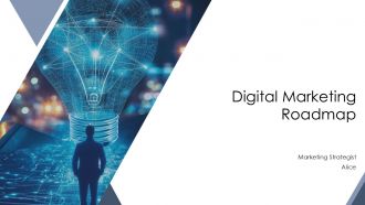 Digital Marketing Roadmap PPT Outline AT