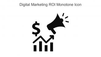 Digital Marketing ROI Monotone Icon In Powerpoint Pptx Png And Editable Eps Format