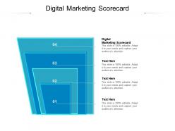 Digital marketing scorecard ppt powerpoint presentation slides guide cpb
