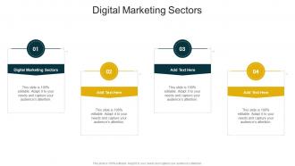 Digital Marketing Sectors In Powerpoint And Google Slides Cpb