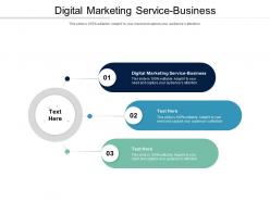 Digital marketing service business ppt powerpoint presentation ideas templates cpb