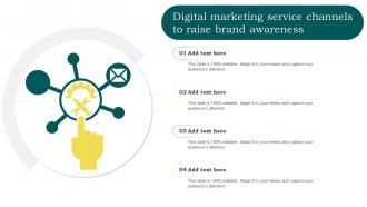 Digital Marketing Service Channels To Raise Brand Awareness