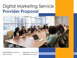 Digital Marketing Service Provider Proposal Powerpoint Presentation Slides