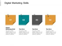 Digital marketing skills ppt powerpoint presentation infographics infographic template cpb