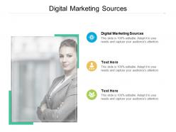Digital marketing sources ppt powerpoint presentation layouts image cpb