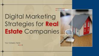 Digital Marketing Strategies For Real Estate Companies Powerpoint Presentation Slides MKT CD V