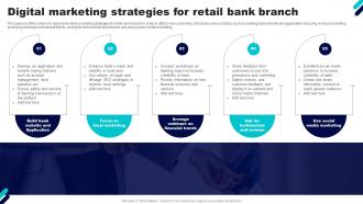 Digital Marketing Strategies For Retail Bank Branch