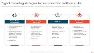 Digital Marketing Strategies For Transformation In Fitness Clubs