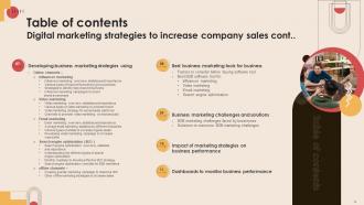Digital Marketing Strategies To Increase Company Sales Powerpoint Presentation Slides MKT CD V Best Visual