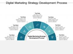 Digital marketing strategy development process ppt powerpoint format ideas cpb