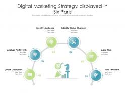 Digital Marketing Strategy Displayed In Six Parts
