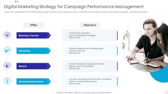 Digital Marketing Strategy For Campaign Performance Management